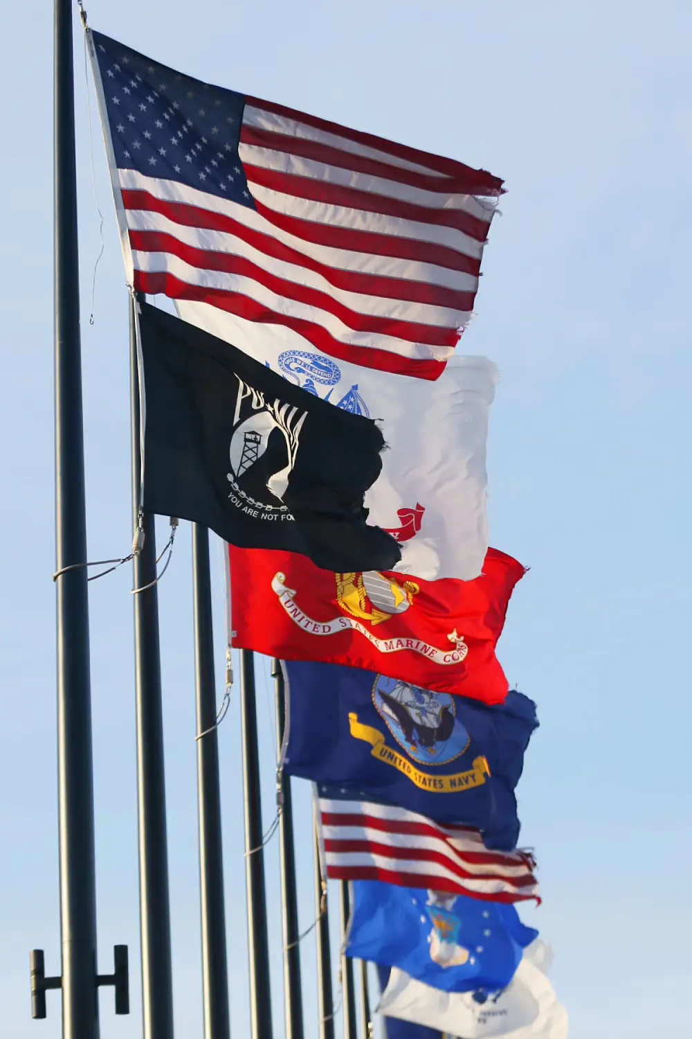 Several flags