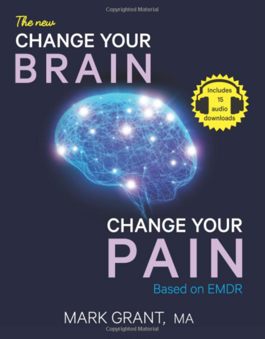 Book cover with glowing neural network brain